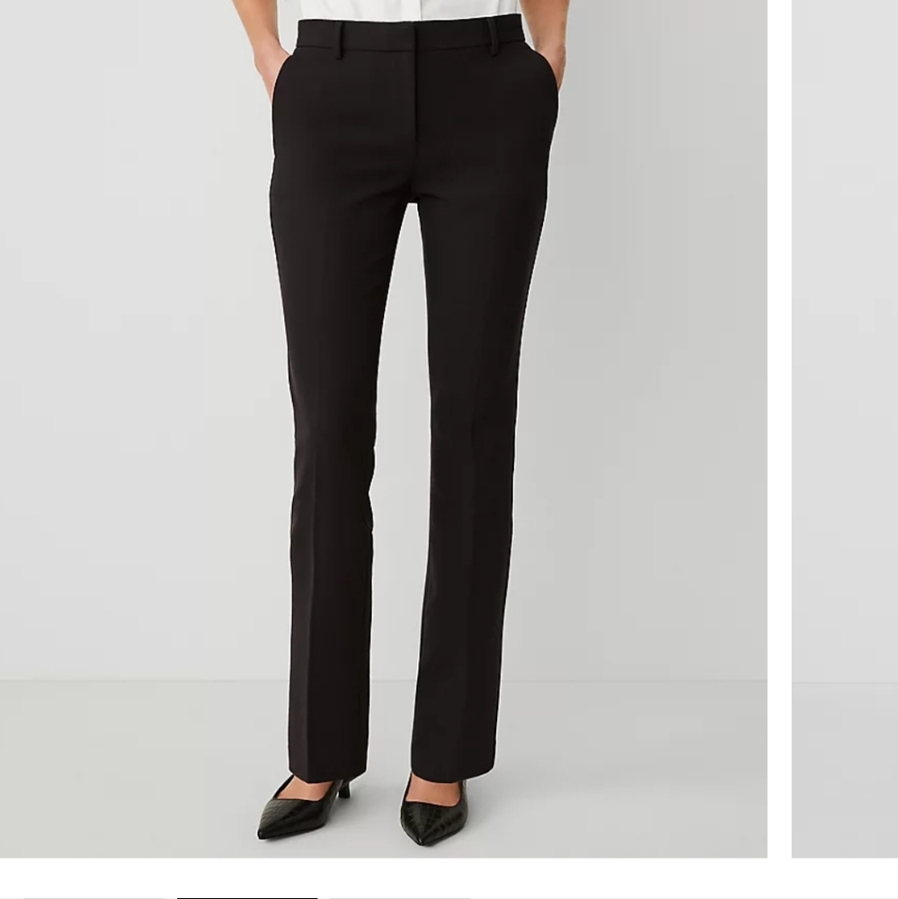 Ann Taylor Black Tailored Trousers
